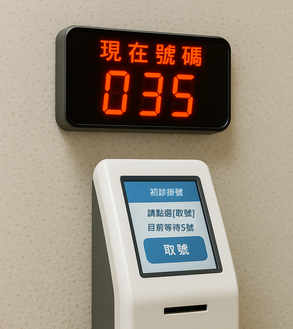 NeXCall 智慧叫號系統 - 多媒體叫號與LED顯示整合